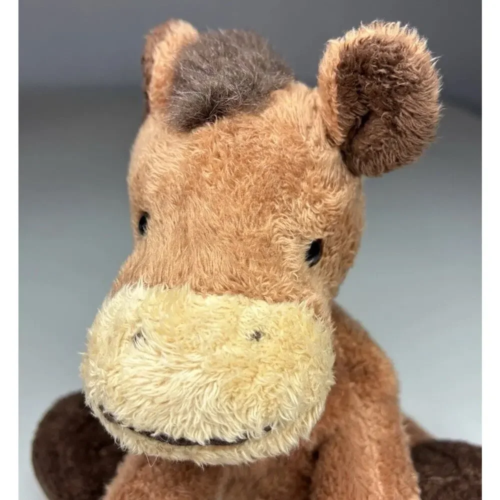 Vintage Gund Gallopy Horse Plush 5” Brown Small Beanie Floppy Long Legs #30022
